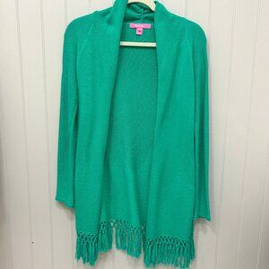 Green Lilly Pulitzer XXS Tatum cardigan